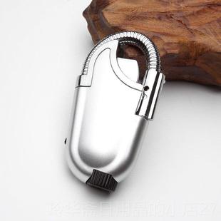 高档烟斗烟斗专斗用防风打火机哥充气男士点丝火器烟烟点烟器