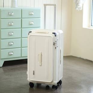高档侧开行款李箱大容可扩展新五轮拉杆箱女密量码皮箱寸子28旅行