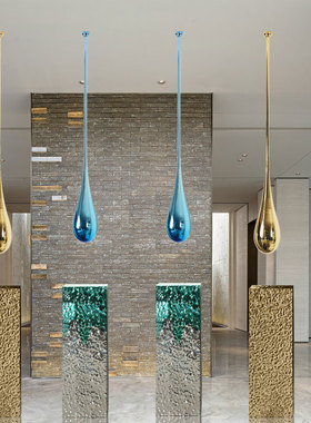 抽象吊装水滴雕塑不锈钢挂饰售楼处商城展厅酒店落地摆台装置摆件