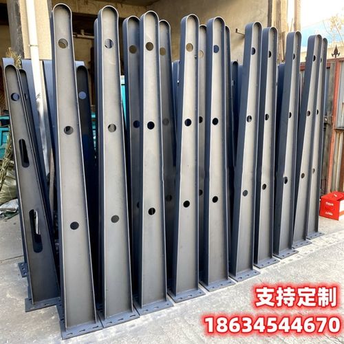 满焊钢结构玻璃雨棚幕墙挑梁HT型碳钢牛腿支架停车棚雨搭驳接爪件