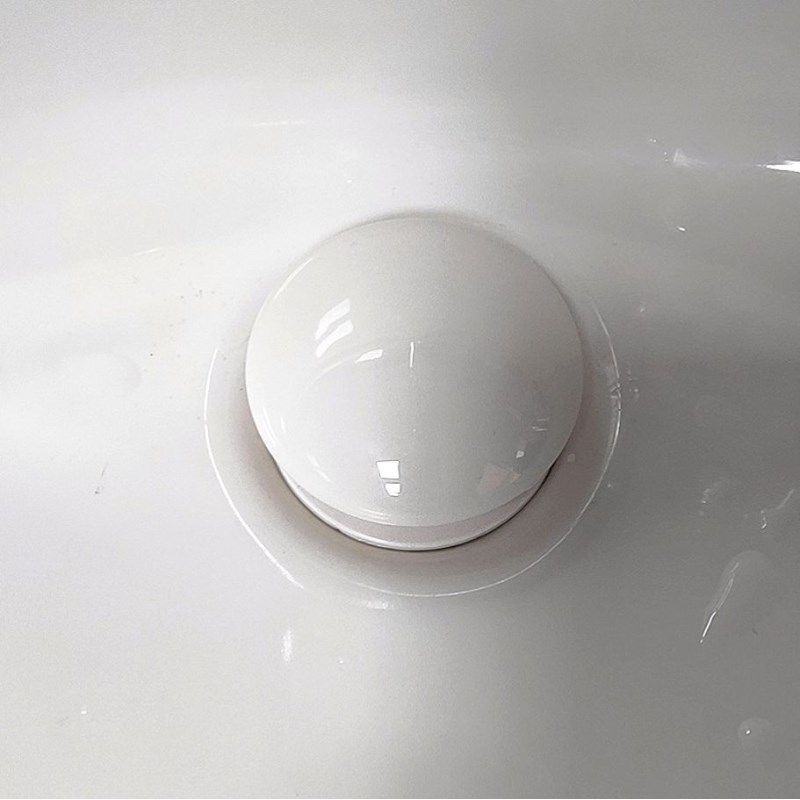 脸池洗脸盆陶瓷盆芯配件弹跳漏通用水塞防虫洗手盆防臭按压式按压