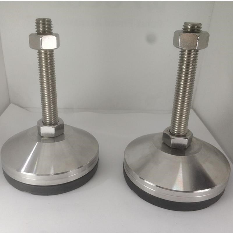 D防滑防震带垫30不锈钢重型调节脚杯地脚支撑脚10mm1m20m2
