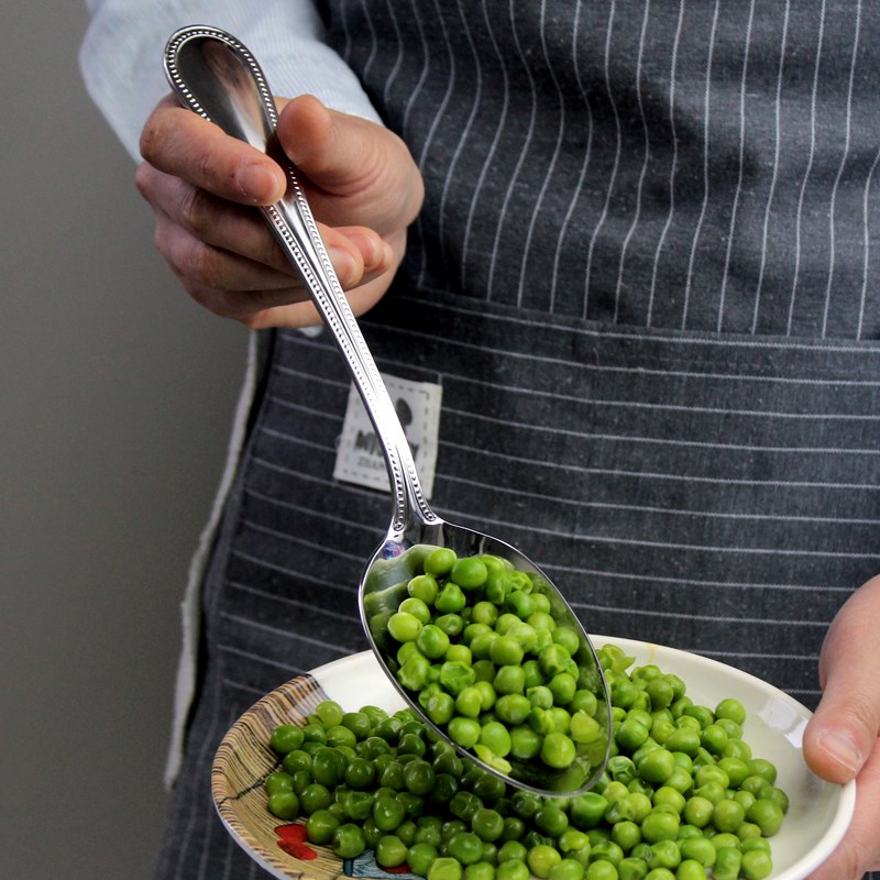 高档不锈钢干饭人大号分餐勺子西瓜瓢羮拌饭喝汤盛汤勺粥勺稀饭勺