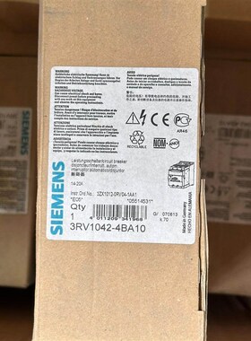 3RV1042-4BA10马达断路器