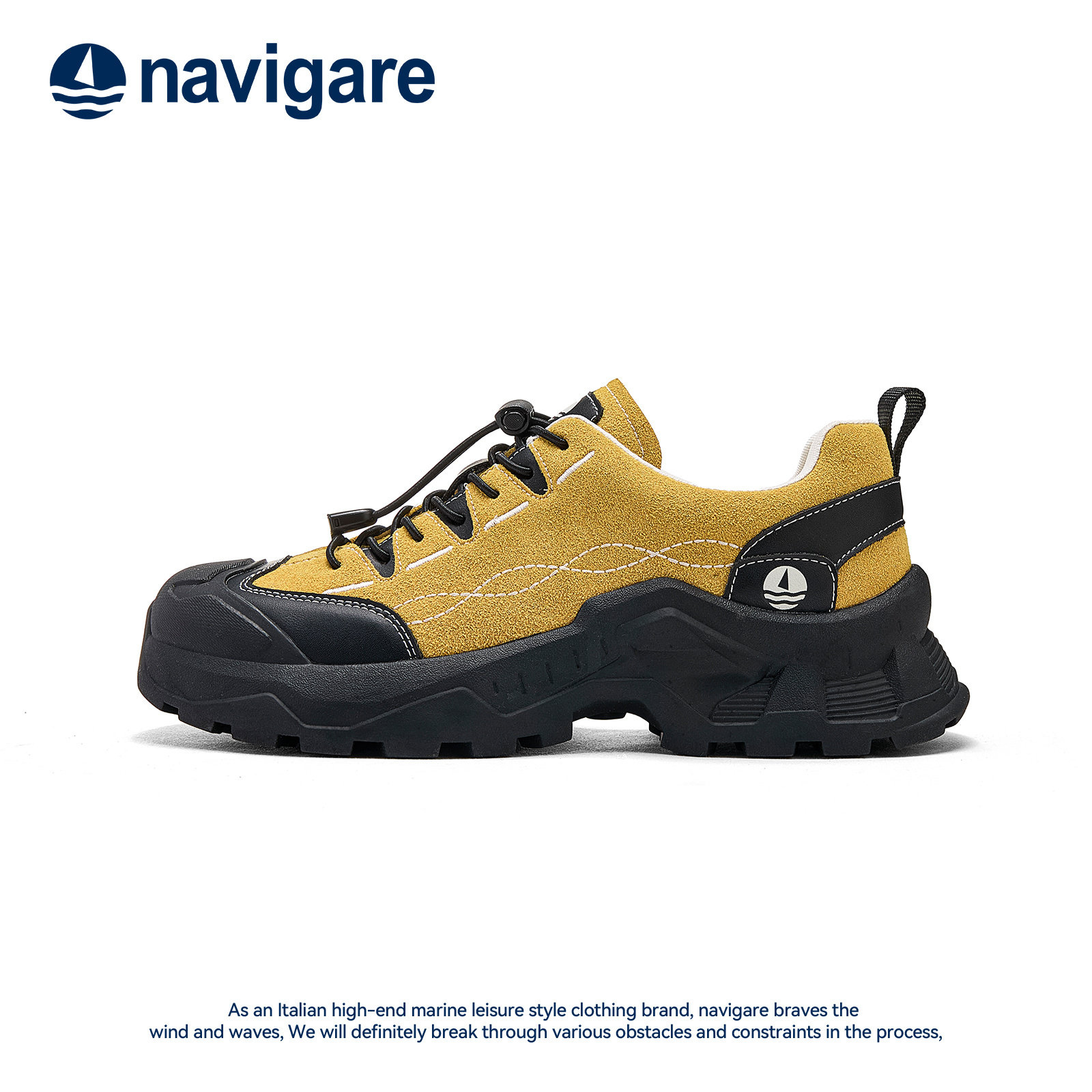 Navigare意大利小帆船增高女鞋图片