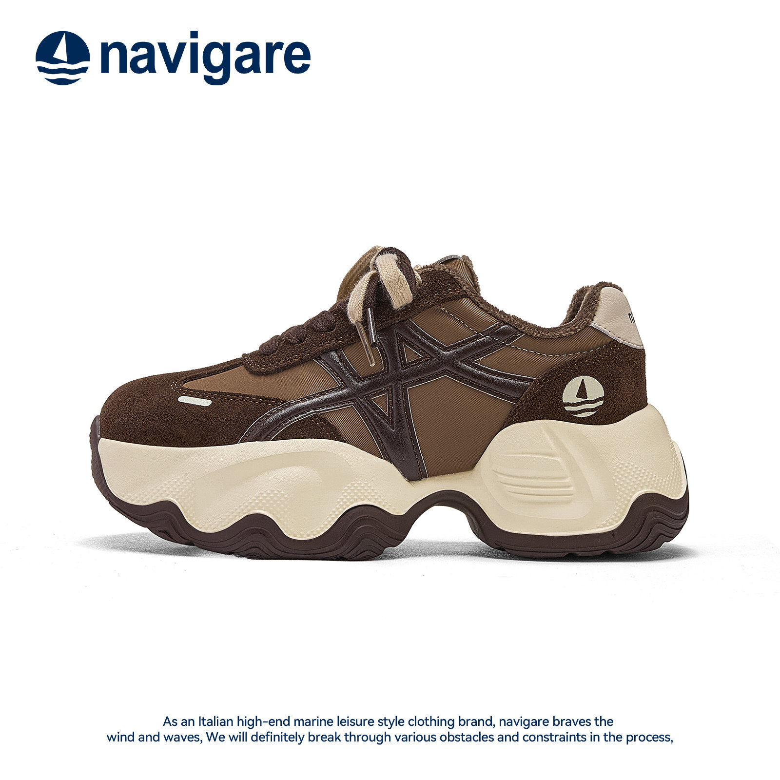 Navigare意大利小帆船老爹鞋女鞋图片