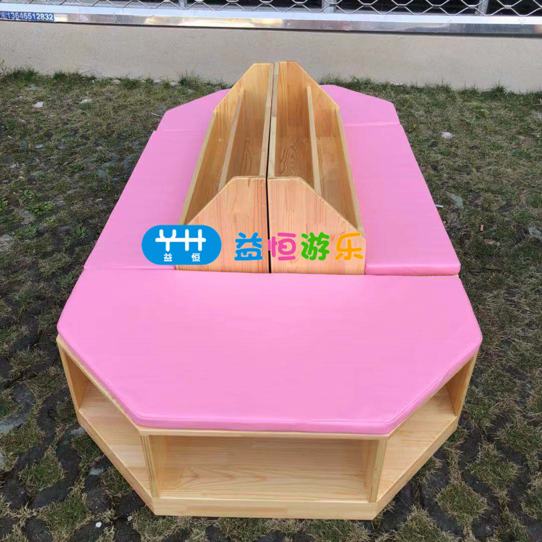 儿童阅读区角座椅书柜早教绘本沙发架幼儿园图书室软包书架组合柜