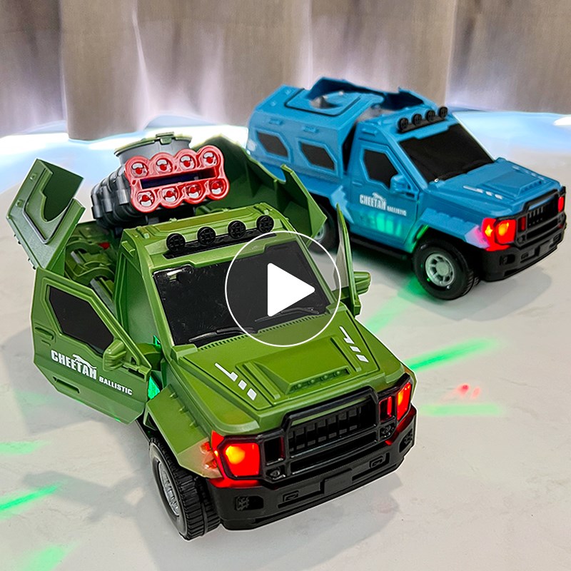 男孩子变形玩具车电动2-3-6至4到5半7岁半幼儿童0-18个月益智开发