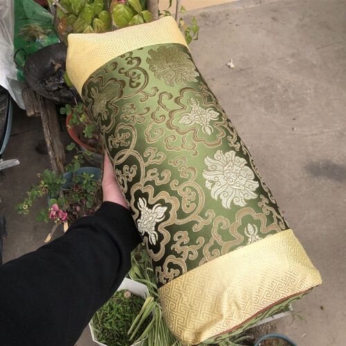 睡眠家用金丝楠木刨花粉末枕头方块靠枕助睡眠