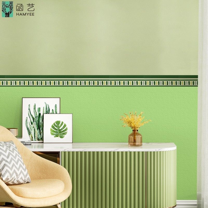 墙围壁纸自粘卧室客厅墙面遮丑墙裙边条pvc装饰床边腰线贴护墙板,家居饰品,软装墙贴,淘宝优惠券,粉丝福利购,淘宝优惠卷