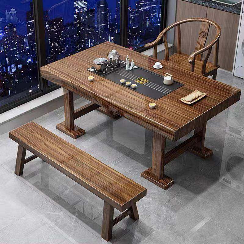 阳台茶台茶桌椅组合全实木大板桌办公室家用小户型茶桌一体一整套,鲜花速递/花卉仿真/绿植园艺,割草机/草坪机,淘宝优惠券,粉丝福利购,淘宝优惠卷