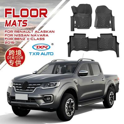 适用雷诺皮卡注塑脚垫专用‌Renault Alaskan Floor mat防水脚垫