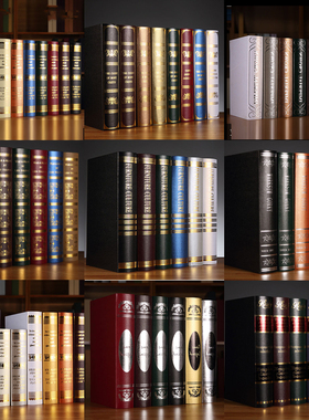 欧式烫金仿真书假书装饰书摆件书房拍摄道具书装饰品客厅摆设家居