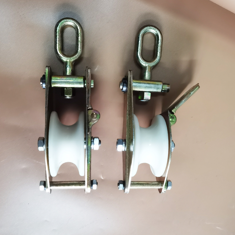 电力传递滑车传递绳滑轮加宽尼龙滑车2吨20KN架空导线尼龙滑车