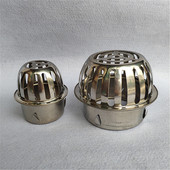 正综纯304不锈钢天台地漏天面排75 110大排量管帽内插阳台雨水斗