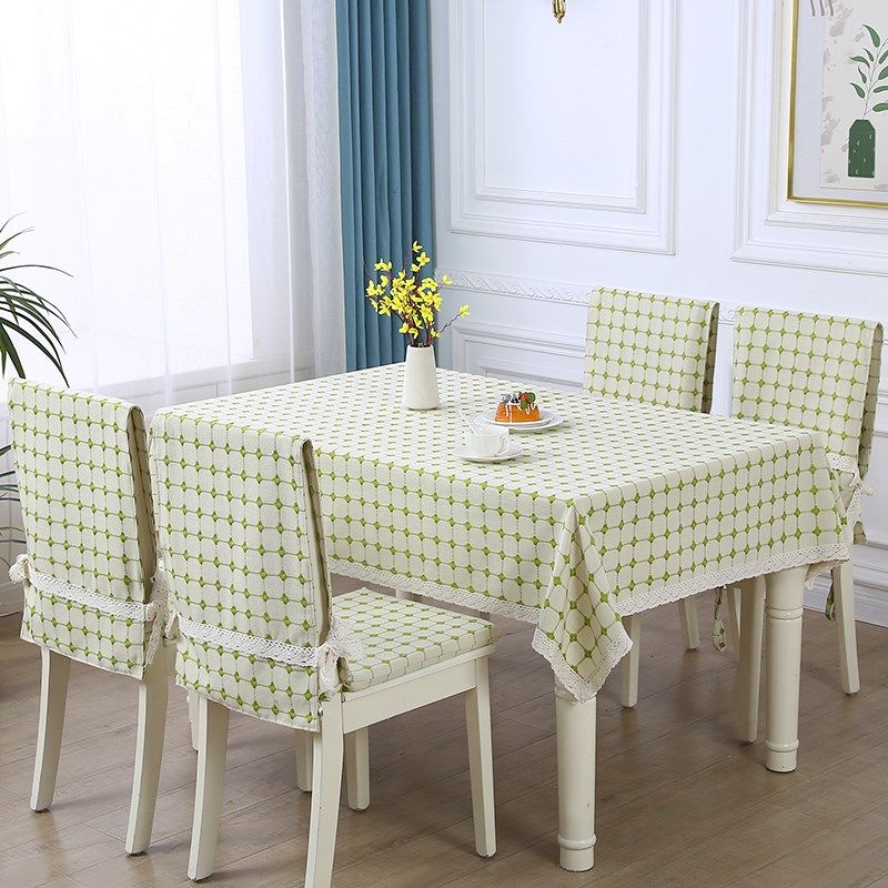 桌布棉麻布艺餐椅套罩2024新款椅子坐垫靠背垫一体凳子套四季通用
