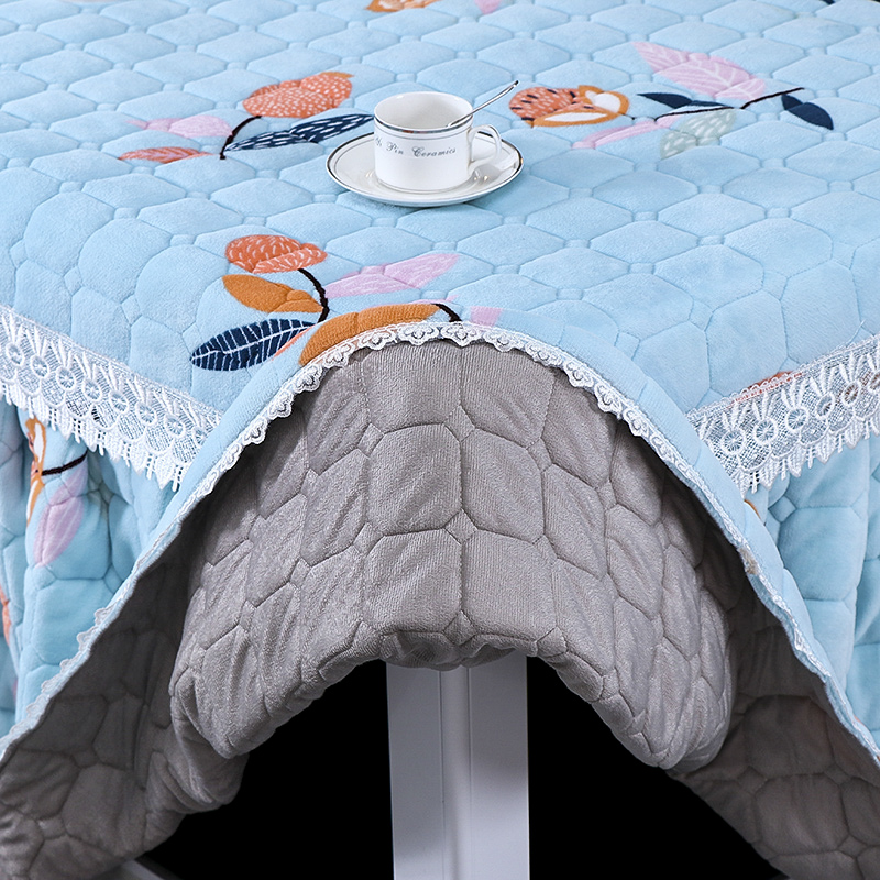 烤火桌子罩冬季加厚长方形茶几罩电炉罩家用取暖桌罩新款烤火罩