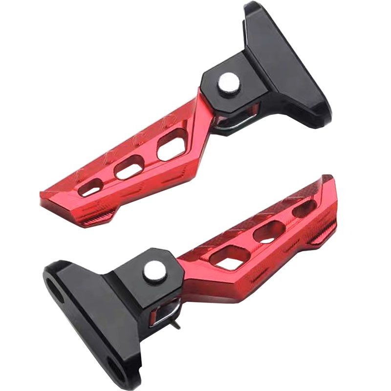 适用深远GT1后脚踏/麦铃918/丽菱v20/gt1改装铝合金折叠脚踏 配件