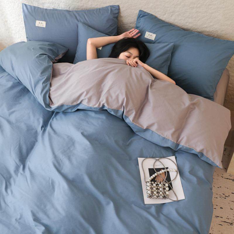 A类40支长绒棉四件套纯棉全棉100床单被套轻奢床品床笠款套件