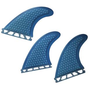 冲浪板尾鳍玻纤437左中右/套浆板鱼鳍 冲浪配件蜂窝边舵