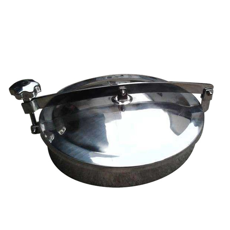 不锈钢圆形/椭圆形常压人孔 30/31卫生级快开人孔 圆形压条人孔