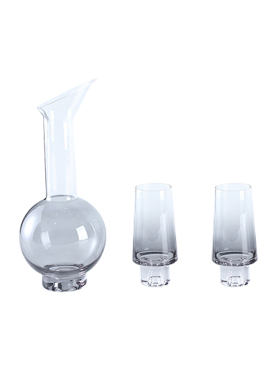 现代简约水晶玻璃酒具酒杯瓶装售楼处餐桌酒柜软装饰品摆件