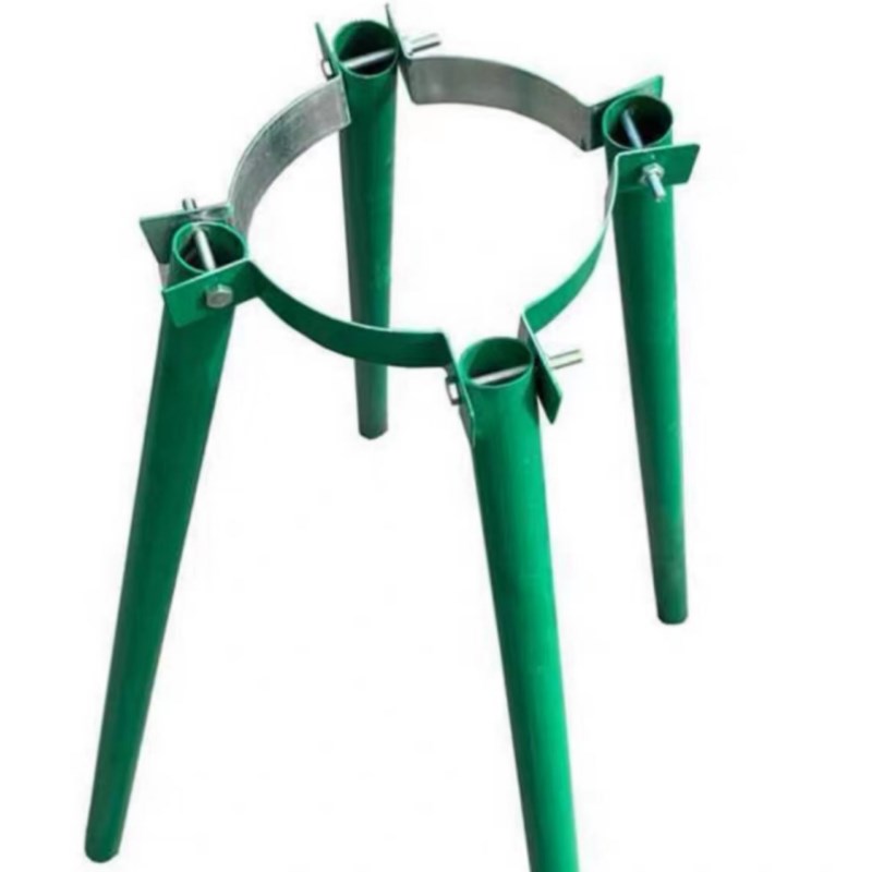 钢管树木支撑架防风支撑杆护树支架固定器苗木绿化园林抱箍树撑杆