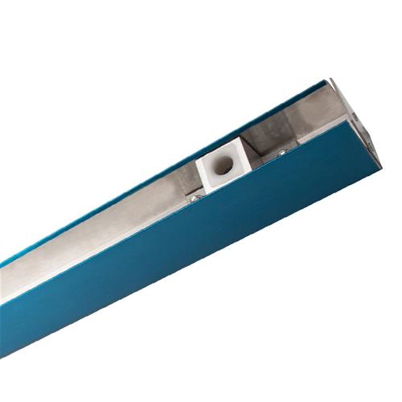 .5加厚铝芯门夹0 900 1000mm长门夹 无框玻璃门上夹下夹