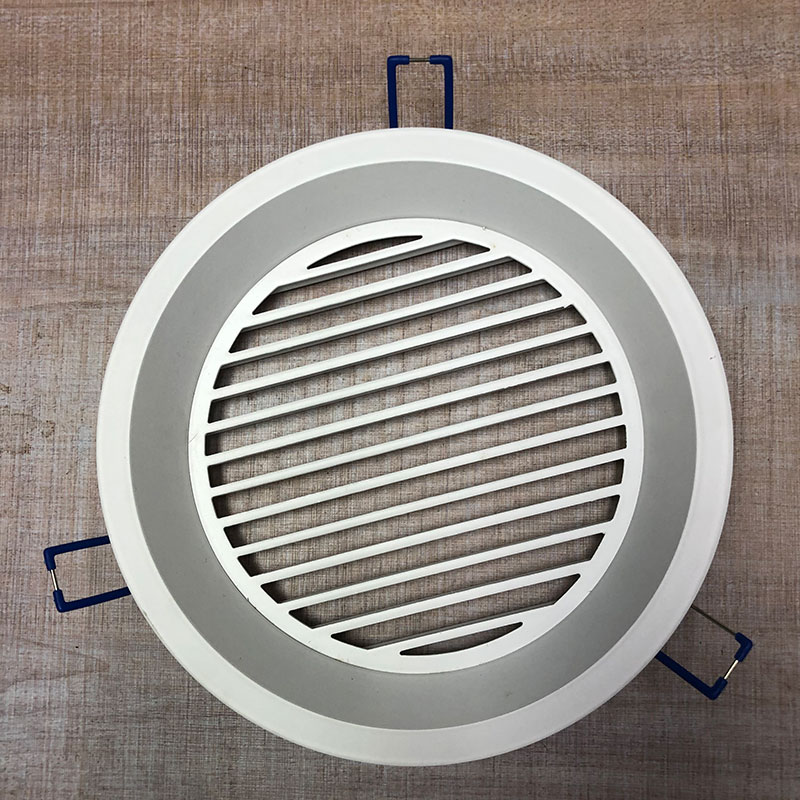 全铝制管道风机圆形风口室内通风系统出风口 散流器排风口