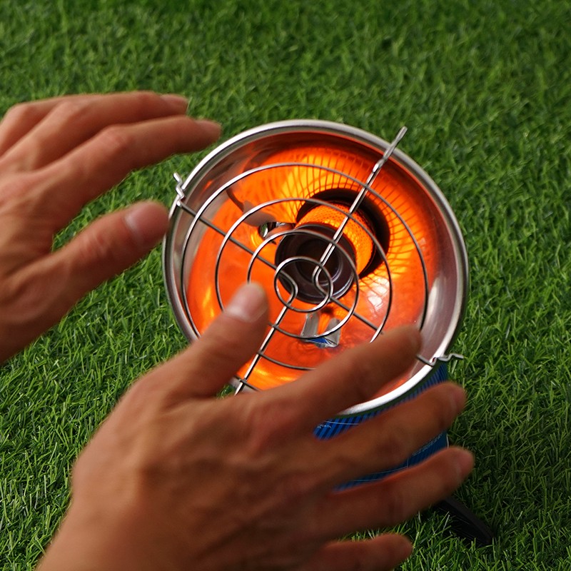 升级版野营取暖炉迷你电子打火秋冬垂钓帐篷取暖器燃气瓦斯小太阳