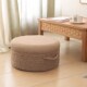 矮凳子客厅沙发脚凳坐垫实木换鞋 凳麻绳创意茶几凳家用小圆坐墩