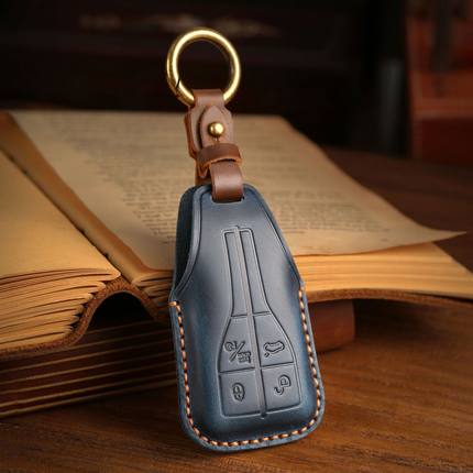 复古车用钥匙套适用于红旗钥匙包H5 H7 H9 hs7 HS9手工真皮钥匙包