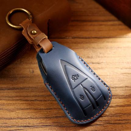 适用于长安cs75plus逸动unit欧尚X5真皮X7汽车钥匙保护套内饰装饰