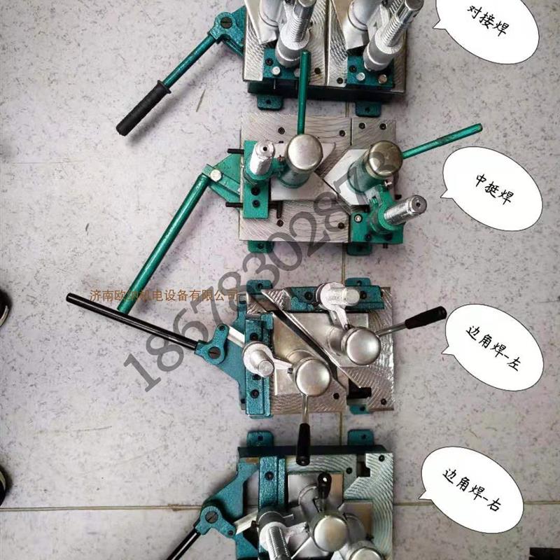 塑钢门窗手动焊机中庭挺边框纱窗角焊多功能小型焊接含温控箱焊板