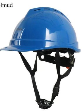 哥尔姆安全帽工程工地建筑施工劳保防砸电工帽GM725蓝色定制lo