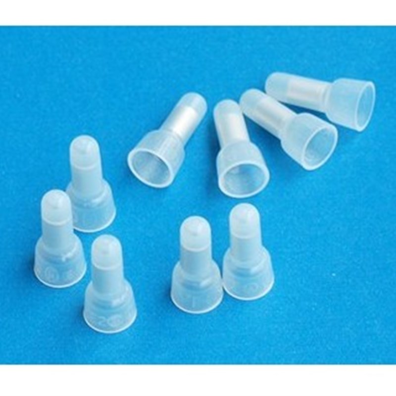 尼龙阻燃压线帽CE-1X 奶嘴闭端接线端子 电线快速接头 铜芯1000只