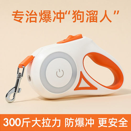 狗狗牵引绳中小型犬带灯