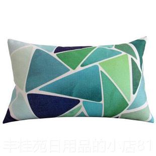 正品北欧麋鹿棉/麻沙发抱枕长方形靠背300*5040*670办/公室腰枕靠