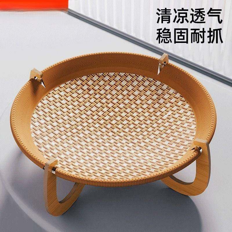 藤编猫窝四季通用夏天夏季幼猫咪吊床吊篮小猫床宠物木质多层实木,鲜花速递/花卉仿真/绿植园艺,割草机/草坪机,淘宝优惠券,粉丝福利购,淘宝优惠卷