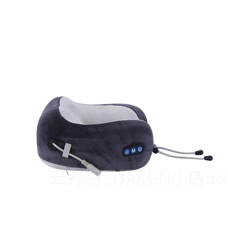 正品仕达新款U型按摩枕美颈部肌揉肉按头摩器捏震动颈椎仪 家用