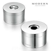 灰带潮盖防飞男礼品 流烟灰缸锈钢不封闭式 正品 德国MODERN创意个性