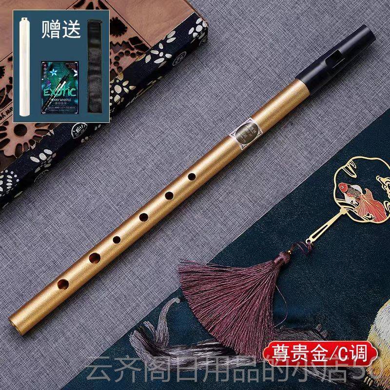 正品爱尔兰哨初笛学者入门金属笛课子孔C调D调高低6音直笛堂竖笛