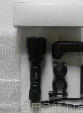 正品850可充电1C8Q56TL2Led五速明亮6手电筒家用户外远程防水手电