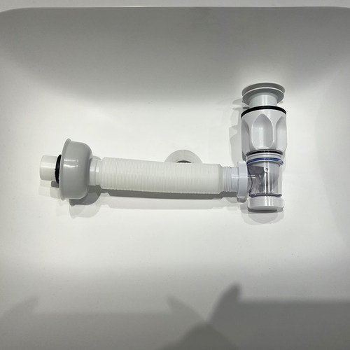 可丽耐防臭下水器按压弹跳式洗手盆脸盆台盆墙排45溢水口90度通用
