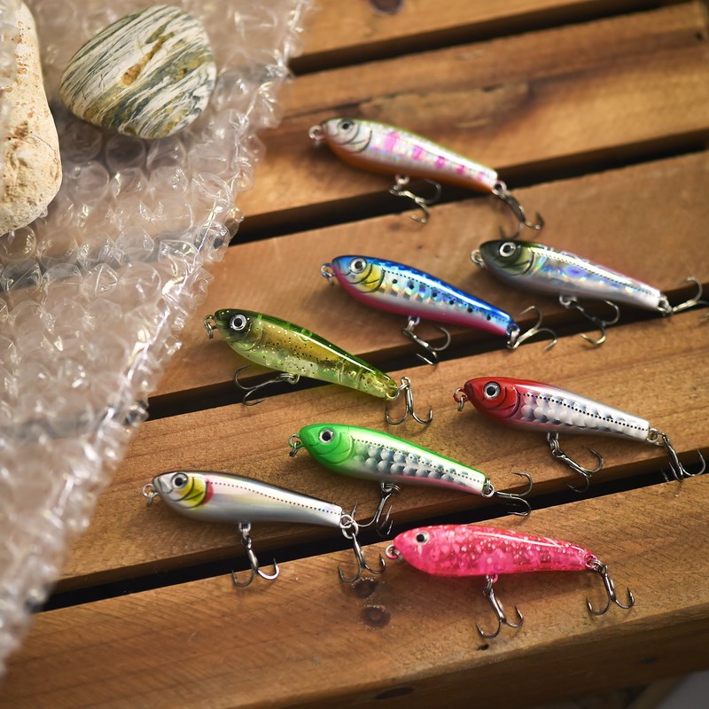 暗涌 5mmg漫步之字狗水面系微物浮水小铅笔路亚假饵翘嘴红眼