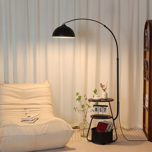 钓鱼灯落地灯客厅卧室2024新款沙发旁边高级感法式中古奶油风台灯