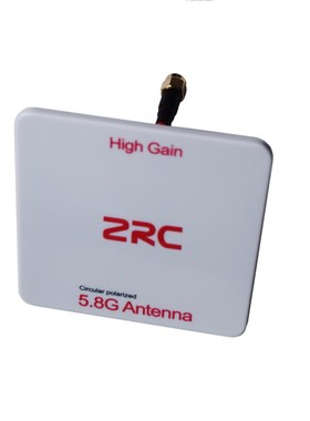ZRC 5.8g 14db  圆极化平板天线 图传接收天线  性能媲美黑羊肥鲨
