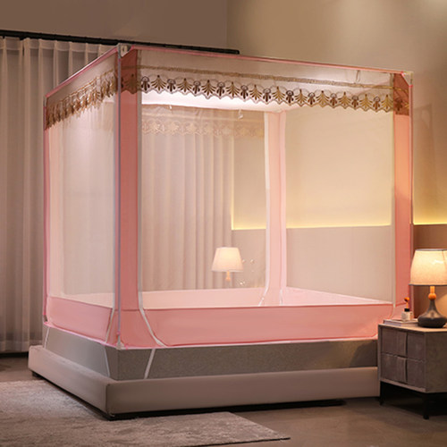 蚊帐家用2024新款不需要不含支架单卖坐床式蚊帐单独账纱不带支架