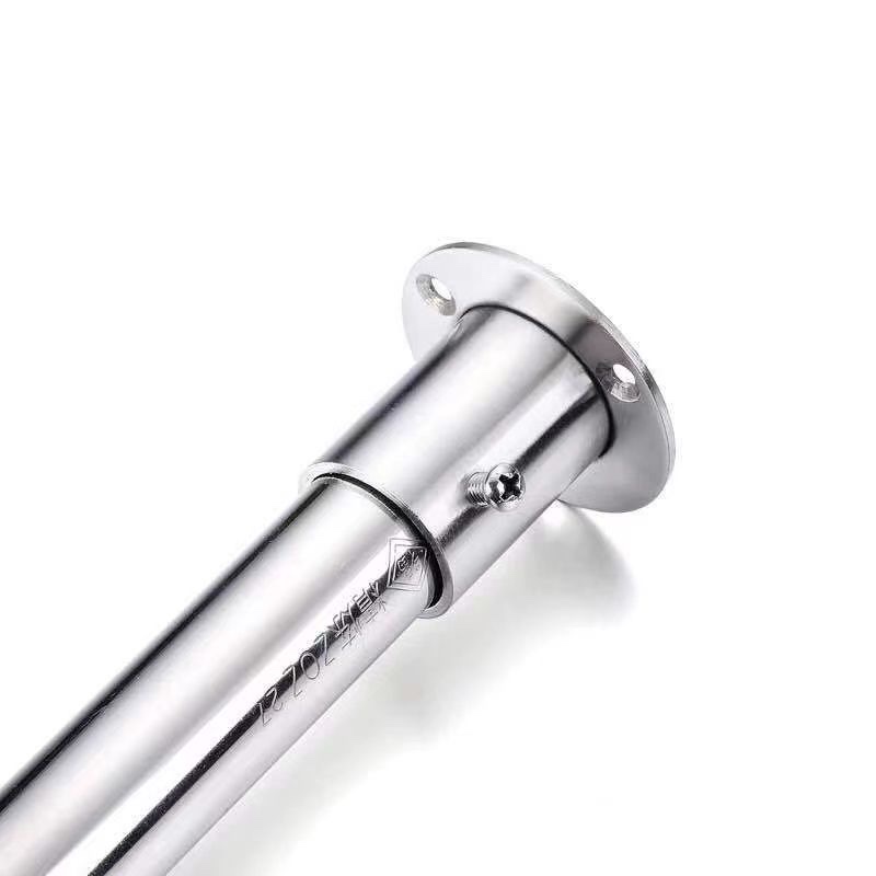 30定制不锈钢圆管挂衣杆阳台晾衣杆调挂衣杆窗帘杆衣橱衣架挂杆