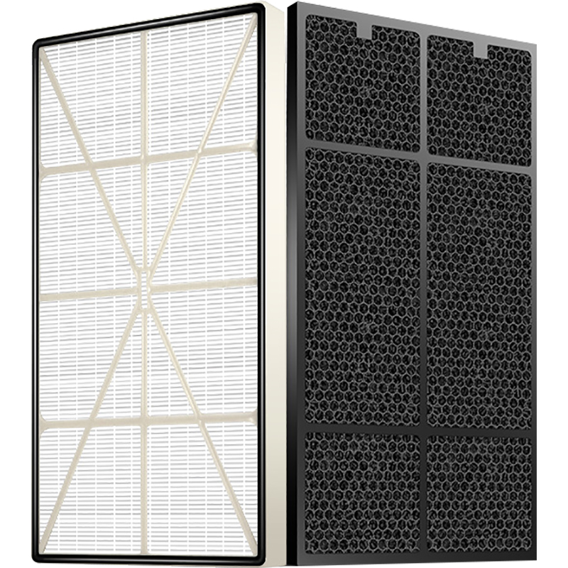 安利逸新空气净化器过滤网适配10107CH/J微粒hep气味活性炭滤芯